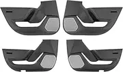 Pizgear 2022, for Toyota, Highlander Car Door Anti Kick Pad Door Side Edge Protector Sticker ABS Anti-Scratch Dustproof Car Accessories Car Door Kick Mat
