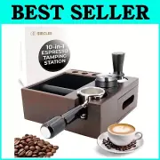 Stylish Espresso Storage Solution - 10-in-1 Knock Box Compatible with Breville