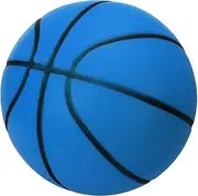 uxcell Silent Basketball, Size 3 No Noise High-Density Foam Dribbling Indoor Basketball for Quiet Dribbling and Indoor, Blue