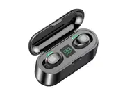 Bluetooth 5.0 F9 Mini True Wireless Digital Display Hi-Fi Headset Smart Touch Waterproof Headphone
