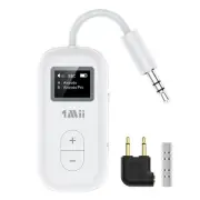 SafeFly Dual | Bluetooth 5.3 Adapter Bluetooth Transmitter w/Screen for Wirel...