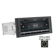 1 Din Car Stereo Radio For Apple CarPlay Android Auto Bluetooth Player Camera