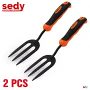 2Pcs 12.6" Outdoor Hand Shovel Garden Pade Seeding Digging Non-Slip Carbon Steel
