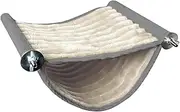 Parrot Hammock Bed, Anti Bite Bird Nest, Plush Sleeping Bunk, Winter Design, Food Grade Parrot Tent, (7.48* Inches), Perfect for Home, Bathrooms, Living Rooms
