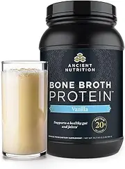 Ancient Nutrition Bone Broth Protein Powder, Vanilla Flavor, 40 Servings Size