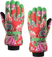 [Generic] Winter Warm Gloves,Ski Warm Gloves Snow Touchscreen Gloves | Thermal Snow Gloves Winter Gloves for Climbing, Cycling, Running, Snowboarding