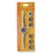 8Pcs Metric Screw Tap Wrench And Die Set M3-M12 Nut Bolt Alloy Metal Hand Tools