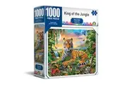1000pc Crown Imagine Series King of the Jungle 68.5cm Jigsaw Puzzle Toy 8y+ Kids
