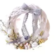 NNEOBA Rattan Wreath Ring DIY Christmas Tree Decor