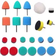 22Pcs Sponge Pads Set Buffing Waxing Polishing Kit for Car Polisher Waxing Drill