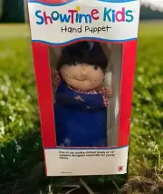 UBER RARE SHOW TIME KIDS BOY MAX HAND PUPPET MINT NIB