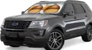 2pcs Car Windshield Sun Shade Foldable Windshield Sunshades Cartoon Acorn Car