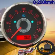 85mm Universal GPS Speedometer 0-200KM/H for Motorcycle Total Mileage Adjustable