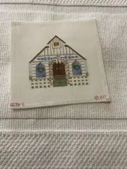 MELISSA SHIRLEY HANDPAINTED NEEDLEPOINT WEDDING CHAPEL-1036L