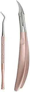 2pcs/Set Cuticle Scissors Nail Cuticle Nipper Pedicure Trimming Clipper Manicure Nail Art Tool zhengpingpai