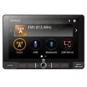 9" DM90MIR Single DIN Bluetooth USB Mirroring Mech-less Car Media Receiver - NEW