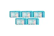 500pc Saniflex Vinyl Disposable Gloves Clear Size M Home Cleaning Work PPE