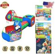 Toddler Jungle Gym Play Tent & Tunnel Set - Fun Indoor Outdoor Activity