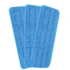 3Pcs Microfiber Spray Mop Refill Pads Reusable Wet Dry Flat Mop Head Replacement