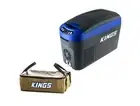 Adventure Kings 15L Centre Console Fridge Freezer + Clear Top Canvas Storage Bag