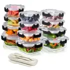 Sorbus 24-Piece Glass Food Storage Containers with Lids