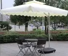 Varossa 3.5m Large Cantilever Square Outdoor Umbrella (Cream White) Pool, Patio