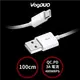 【VogDUO】3.1 USB-C to 3.0 USB-A Cable (白色/1米/充電傳輸線）