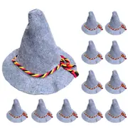 12x Adult Bavarian Beer Hat Oktoberfest German Octoberfest Costume Wizard