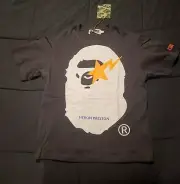 BAPE x Heron Preston Collab Relaxed Fit Tee Black