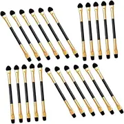 WOONEKY Makeup Brush Set 20pcs Double Sided Eye Shadow Brush for Women's Eye Makeup Precision and Convenience