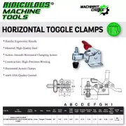 300LB Stainless Steel U-Bar Flange Base Horizontal Clamp: Heavy-Duty