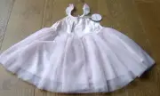 FOX & FINCH GIRLS PALE PINK PARTY TUTU DRESS SZ 2 NEW WITH TAGS