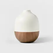 NEW Project 62 WOODGRAIN Essential Oil Diffuser 300ml, Cream White and Brown