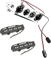 BESTonZON 4-string Bass Pickup Set Iron Pickup Bass Tone Adjustment Tool Lightweight Durable