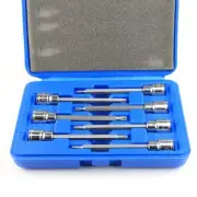 7pc STARK TOOLS 3/8" DRIVE EXTRA LONG STAR TORX S2 ALLOY BIT SOCKET SET #33806