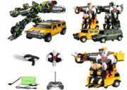 MZ Transforming Car 2323P Hummer Toy RC IR Robot Remote Control Race Racing Play