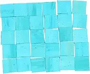 GRADENEVE Glass Tiles: Square Tiles with Smooth Edges Small Glass Pieces for DIY Crafts Home Decor 200g