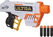 Hasbro Nerf Ultra 5 Blaster - US Version - 4-Dart Internal Clip - 4 Black Nerf Ultra Darts - Compatible Only with Nerf Ultra Darts - Nerf Ultra Five - Toys for Kids - E9592 - Ages 8+
