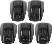 Spacnana 5PCS Amber LED Cab Lights, IP67 Waterproof Top Roof Lamp for Yacht Boat with PC Lens and Rubber Base