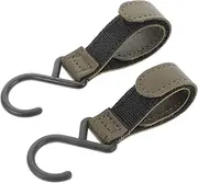 CHICAMPERA 2Pcs Stroller Hooks Lightweight Stroller Clips for Quick Setup Durable Design for Organizing Bags and Essentials for Parents