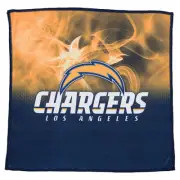 KR Strikeforce NFL Los Angeles Chargers On Fire Bowling Ball Towel