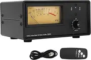 FLEXMAN 200W VU Meter Amplifier Speaker Selector, 2 in 1 Out 1 in 2 Out Amplifier Speaker Selector Level Meter, Remote Control VU Level Meter Audio Splitter Switch