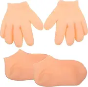 HONMEET Waterproof Sun Protection Gloves Women Moisturizing Gloves and Socks Dry Hand Foot Care Set