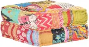 Pouffe 60x70x36 cm Patchwork Fabric,Versatile Patchwork Ottoman Pouffe with Soft Fabric for Comfort and Style Home Décor Cushions
