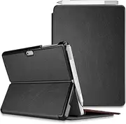 ProCase Microsoft Surface Pro Case - Slim Light Smart Cover Stand With Built-in Pen Holder for Pro 7 Plus/7/6/5/2017/4/LTE - Compatible With Type Cover - Black