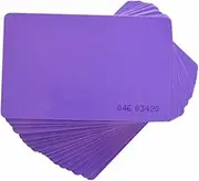 26 Bit Proximity CR80 Cards Weigand Prox Blank Printable Swipe Cards Compatable with ISOProx 1386 1326 H10301 Format Readers Works with The Vast Majority of Access Control Systems, 20 pcs, Purple
