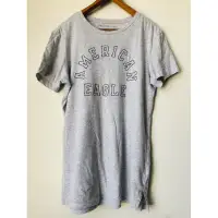 在飛比找蝦皮購物優惠-American Eagle 淺灰色 純棉 休閒短袖T恤