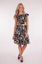 Dimension Dress W Belt--GIT-G4S-6385