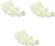 Baluue 3sets Face Scrub Balls Silkworms Natural Skincare for Silk Smoothness 200pcs*3