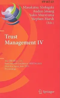 在飛比找博客來優惠-Trust Management IV: 4th Ifip 